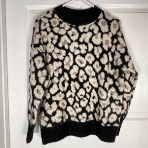 Vince Camuto Abstract Print Sweater